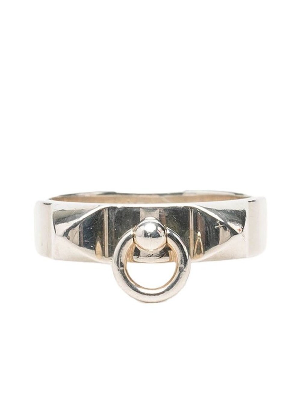 Hermes Collier de Chien PM Ring 56 Silver